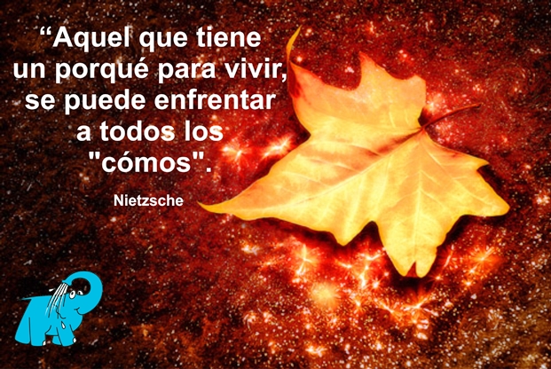 Una Enseñanza de Friedrich Nietzsche en la Frase del Día del Elefante Azul de Avilés